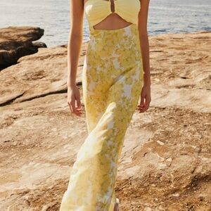 Tropicana Maxi Dress - Daffodil